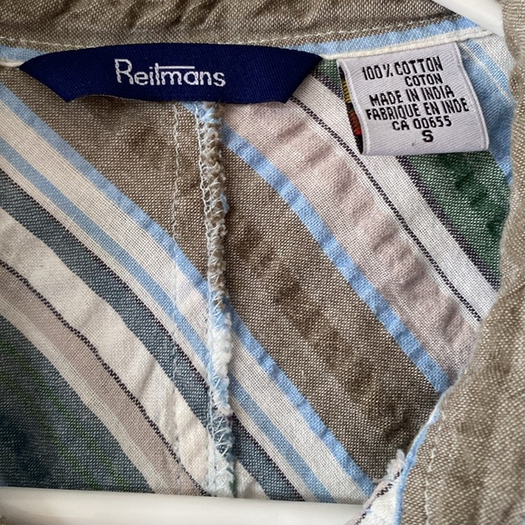 Reitman’s 3/4 sleeve 100% cotton ladies casual top - Picture 6 of 8